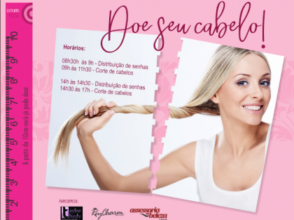 Senac Palmas realiza evento para doao de cabelos durante Outubro Rosa